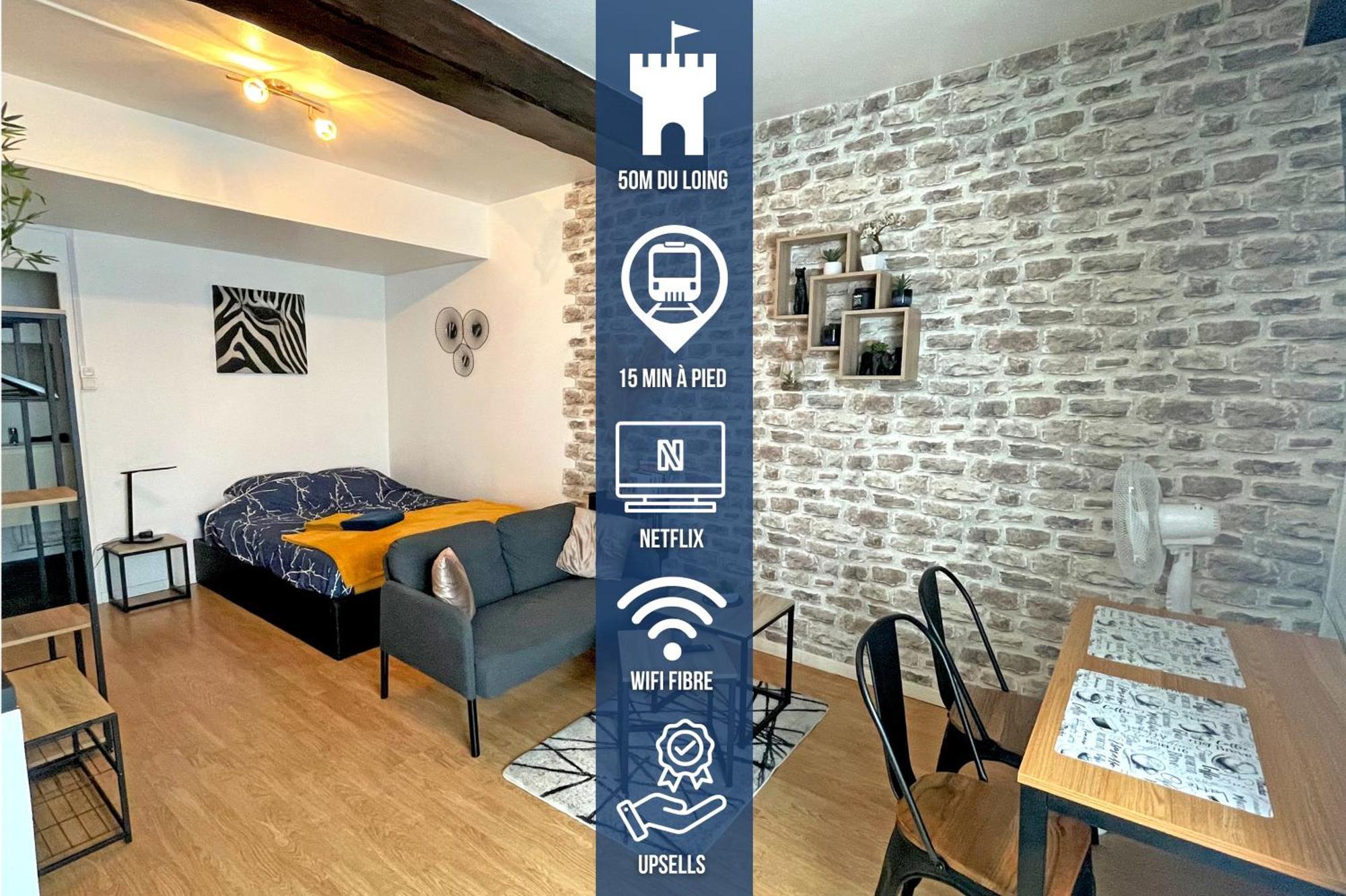 Cosy Studio - 50M Du Loing - Hyper-Centre موريه-سور-لوينغ المظهر الخارجي الصورة
